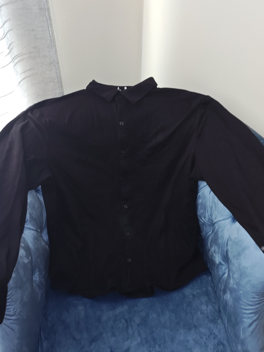 Calvin Klein Black Long Sleeve Dress Shirt